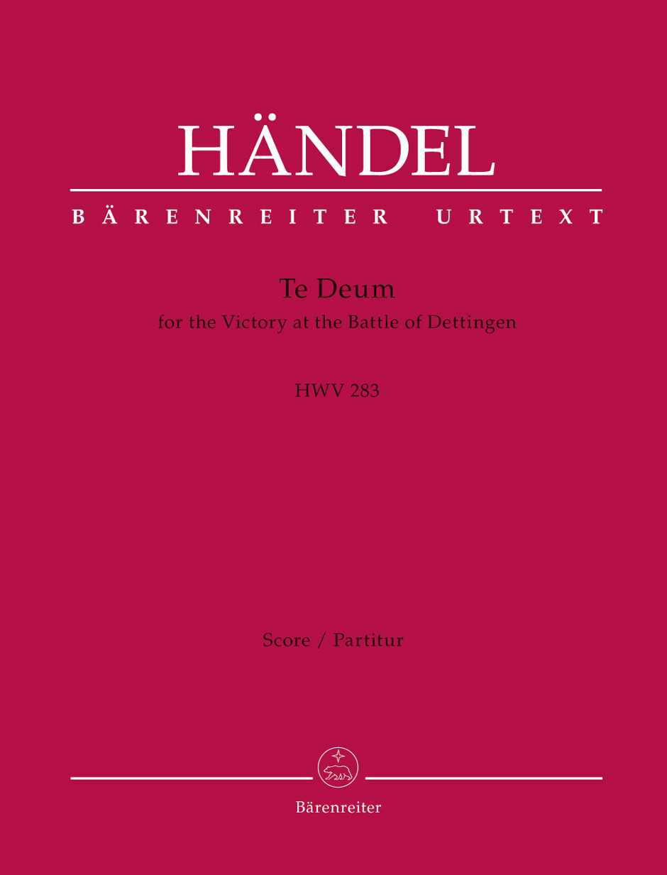 Georg Friedrich Hndel: Dettinger Te Deum - HWV 283: Mixed Choir: Score