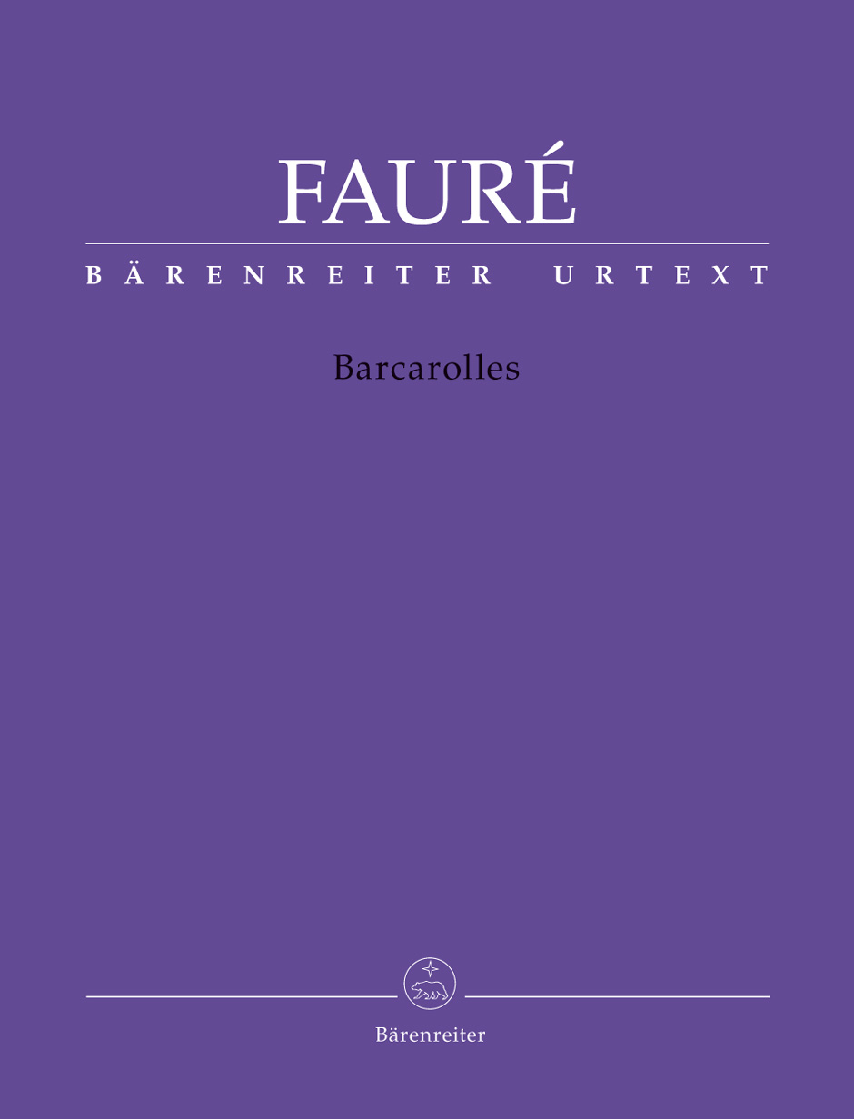 Gabriel Fauré: Barcarolles - Piano Solo: Piano: Instrumental Album