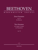 Ludwig van Beethoven: Piano Sonatas In E Major & G Major Op.14: Piano: