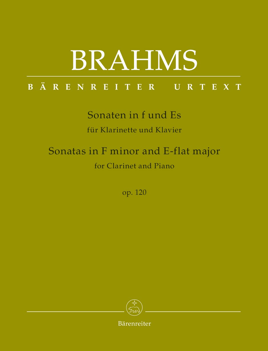 Sonatas for Clarinet and Piano op. 120: Clarinet: Instrumental Work