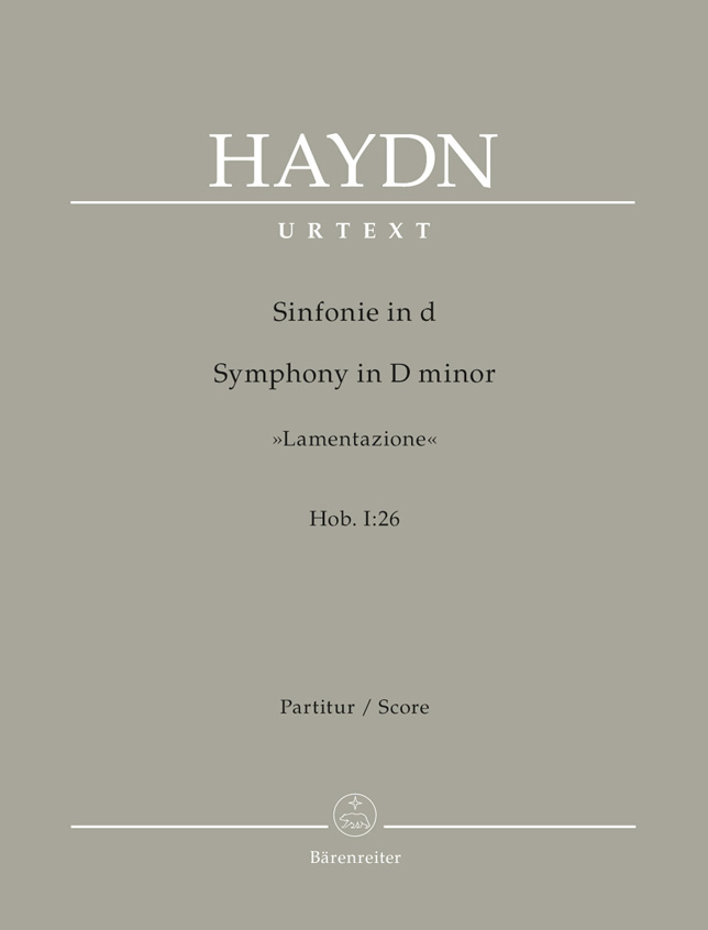 Franz Joseph Haydn: Symphony No.26 In D minor - Lamentazione: Ensemble: Score