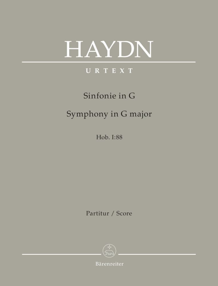 Franz Joseph Haydn: Symphony No.88 in G major Hob.I: Orchestra: Score