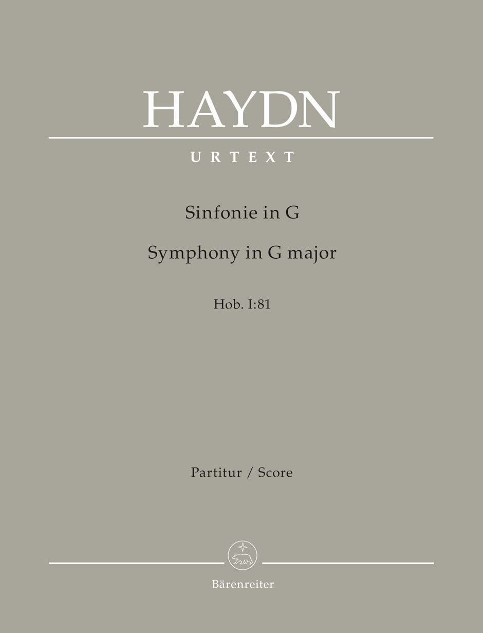 Joseph Haydn: Symphony No.81 In G Major Hob.I: Orchestra: Score