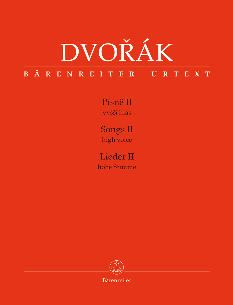 Antonín Dvo?ák: Songs II for High Voice and Piano: High Voice: Vocal Album