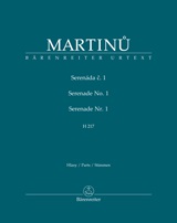 Bohuslav Martinu: Serenade no. 1 H 217: Chamber Ensemble: Parts