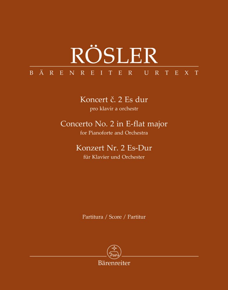 Rsler: Konzert Nr. 2 Es-Dur: Piano: Score