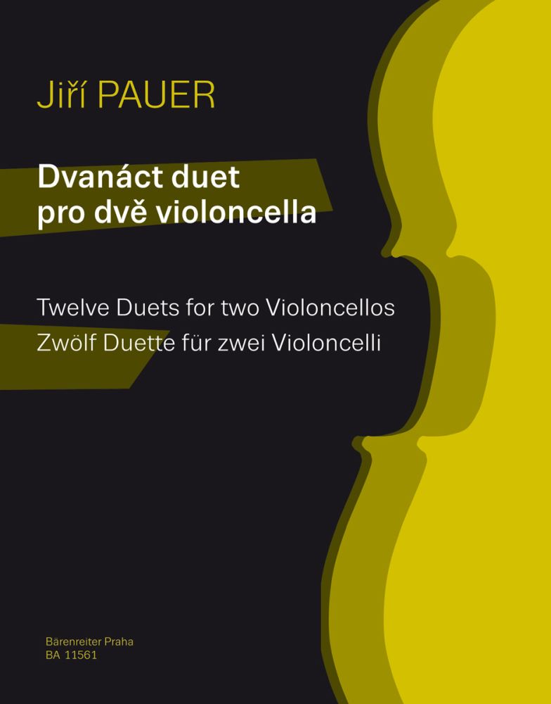 Jirí Pauer: Twelve Duets For Two Violincellos: Cello Duet: Instrumental Works