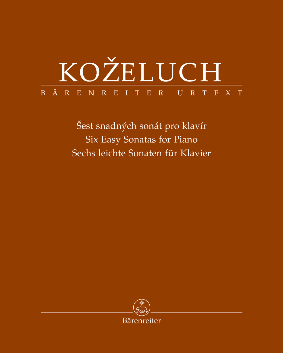 Leopold Kozeluch: Six Easy Sonatas for Piano: Piano: Instrumental Album