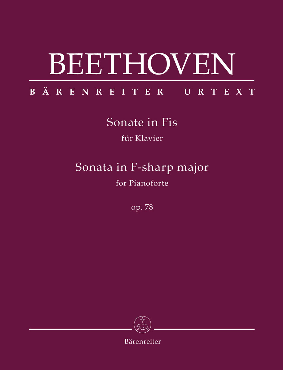 Ludwig van Beethoven: Sonata in F-Sharp Major Op. 78: Piano: Instrumental Work