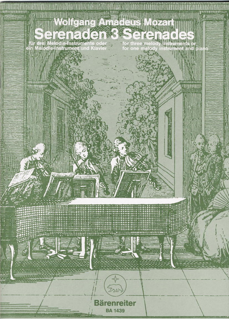 Wolfgang Amadeus Mozart: Serenades 3 K439b 3 Instruments: Ensemble