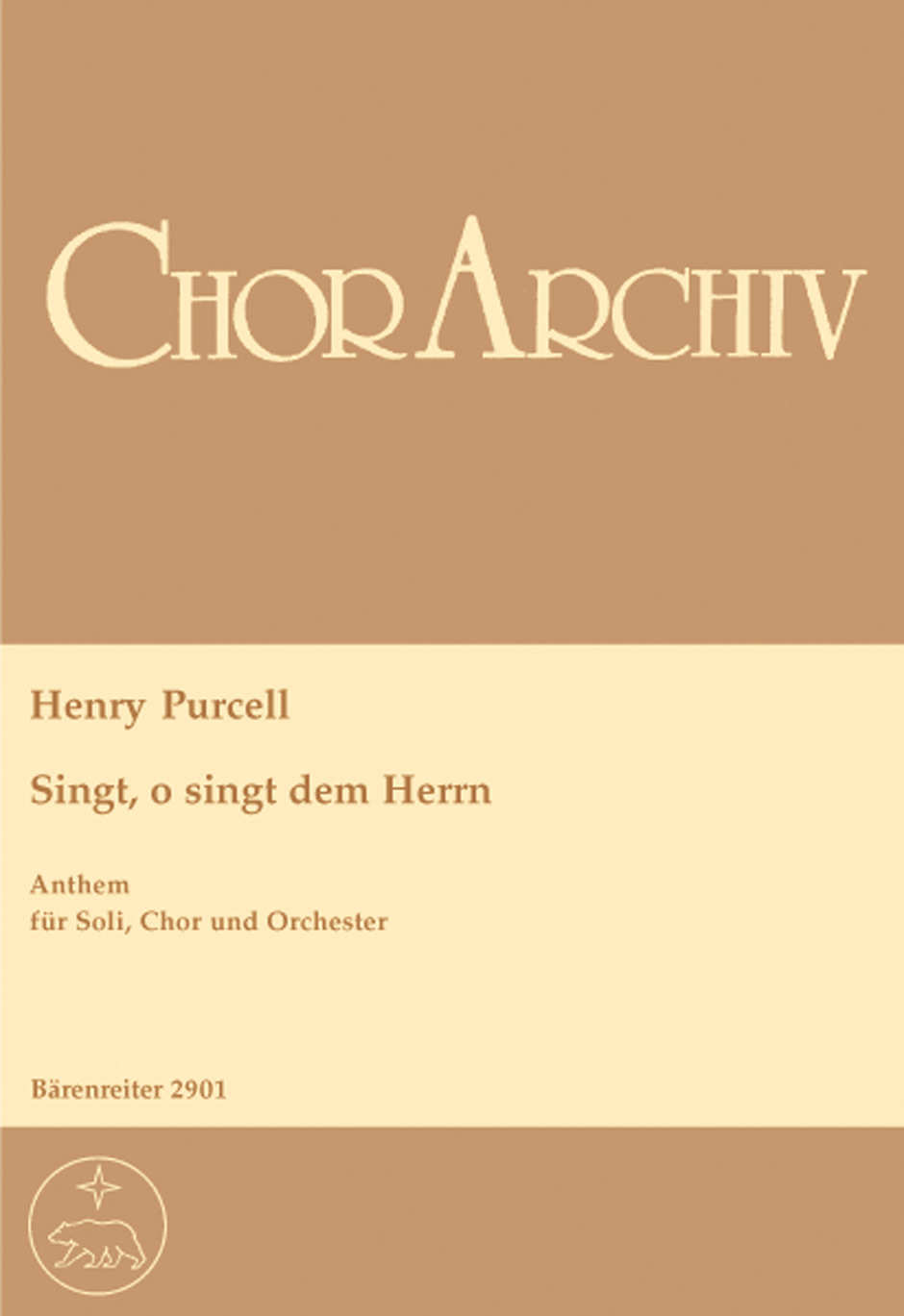 Henry Purcell: O  sing unto the Lord: Mixed Choir: Score