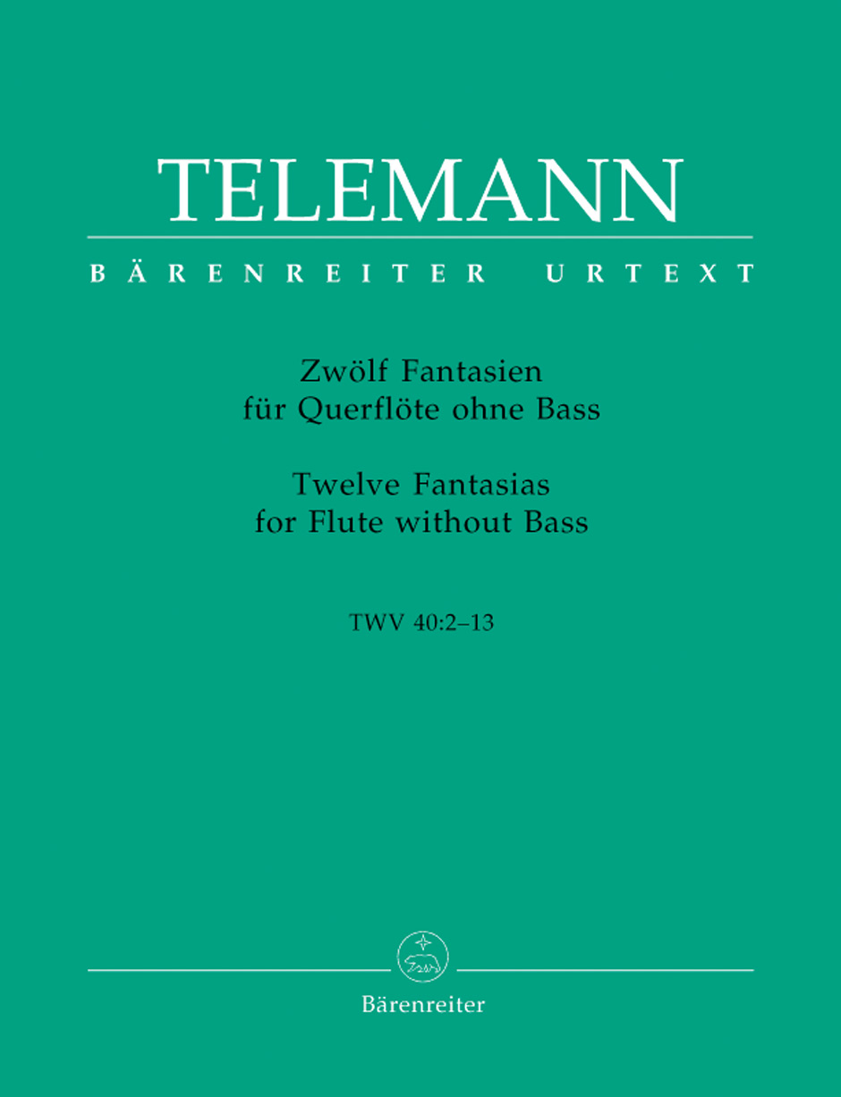 Georg Philipp Telemann: Twelve Fantasias For Flute Without Bass: Flute: