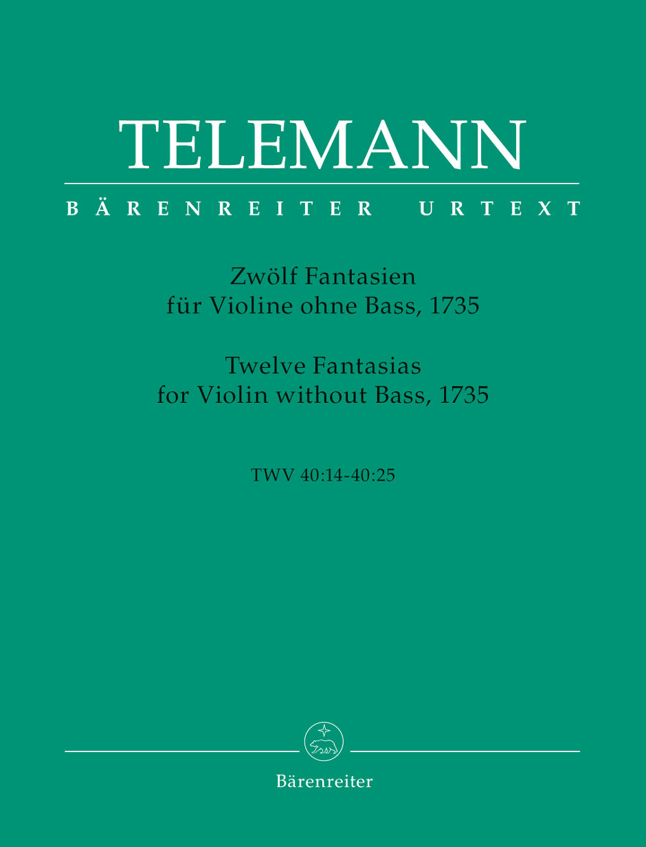 Georg Philipp Telemann: Twelve Fantasias For Violin: Violin: Instrumental Album
