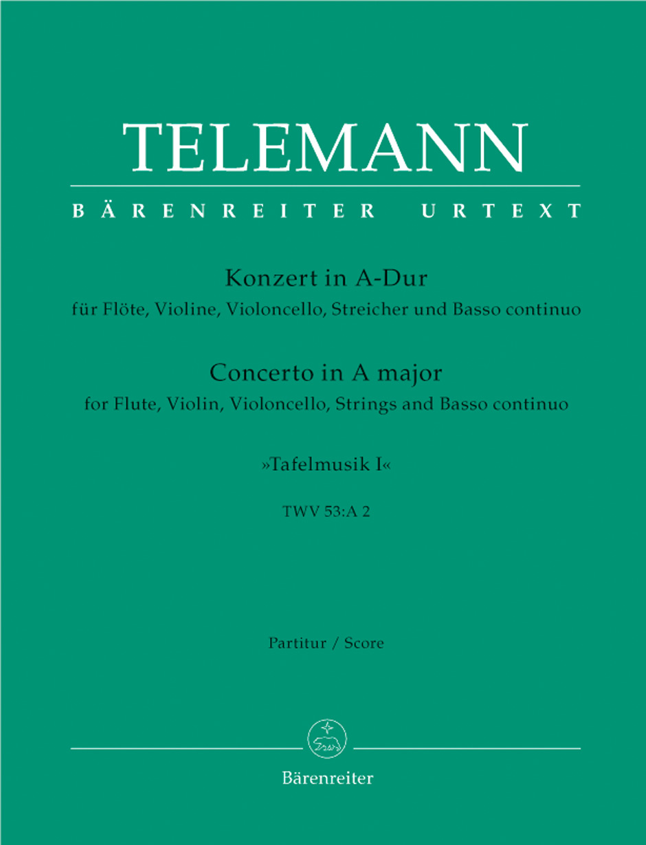 Georg Philipp Telemann: Konzert in A-Dur - Concerto In A Major TWV 53: Flute &