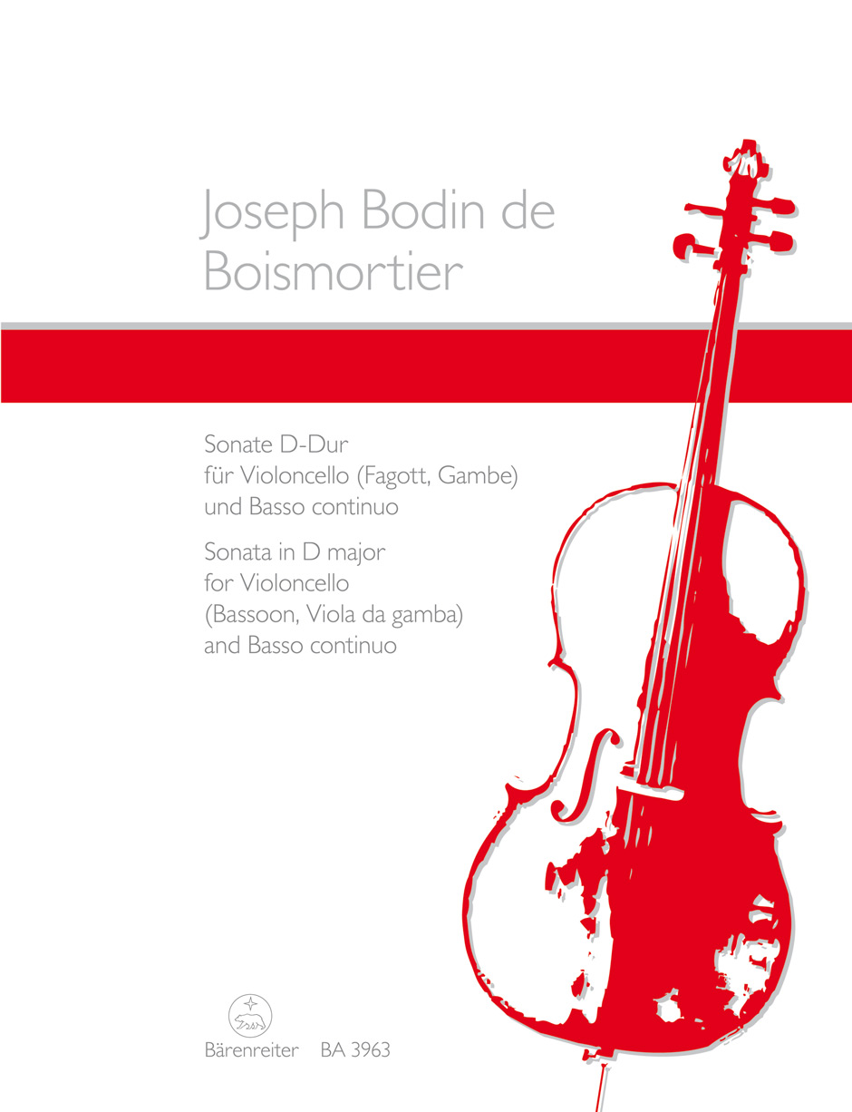 Joseph Bodin de Boismortier: Sonata: Cello: Instrumental Work