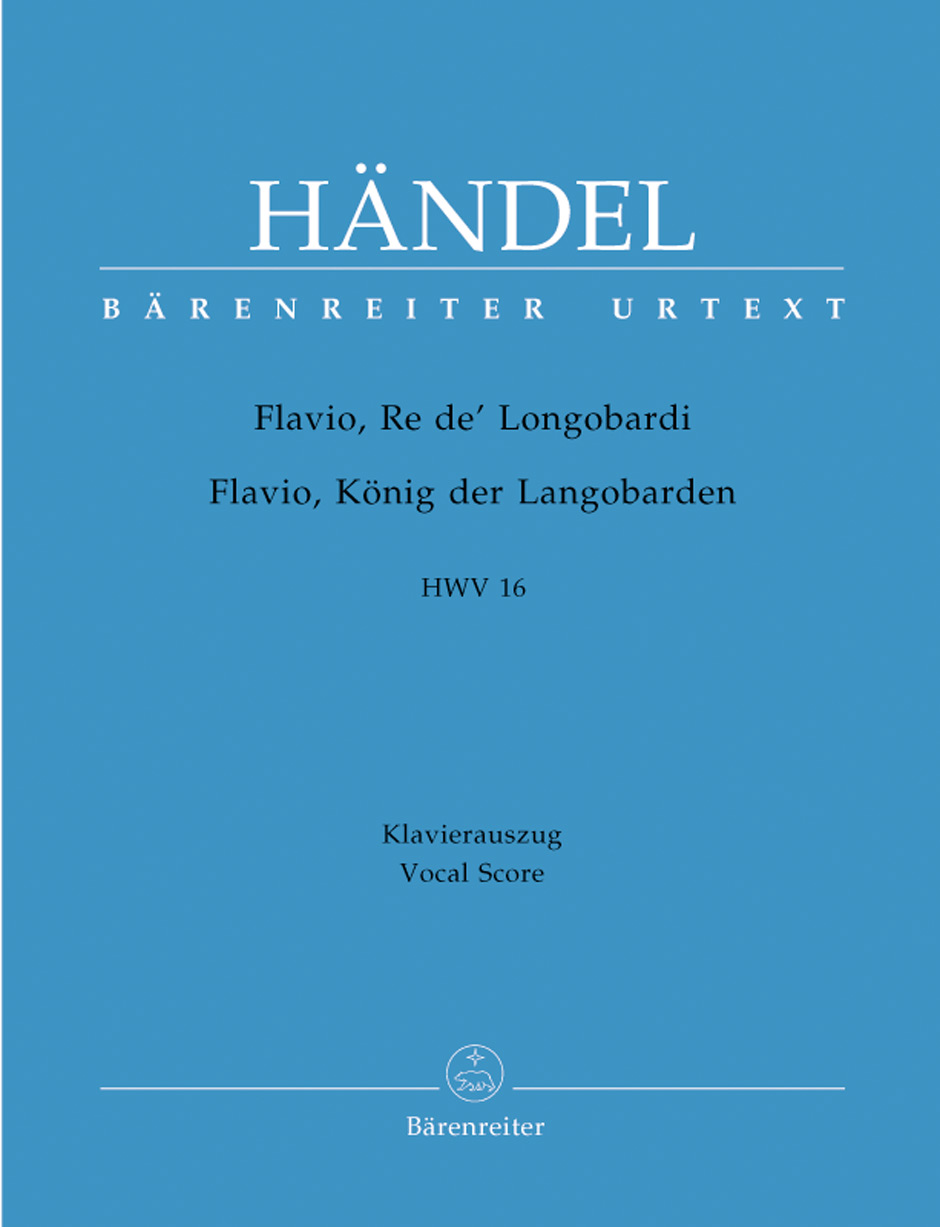 Georg Friedrich Händel: Flavio Re de' Langobardi HWV.16: Voice & Piano: Vocal
