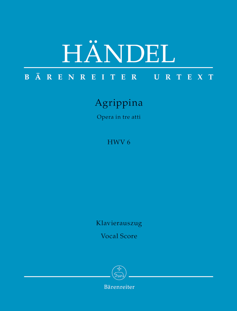 Georg Friedrich Hndel: Agrippina HWV 6: Opera: Vocal Score