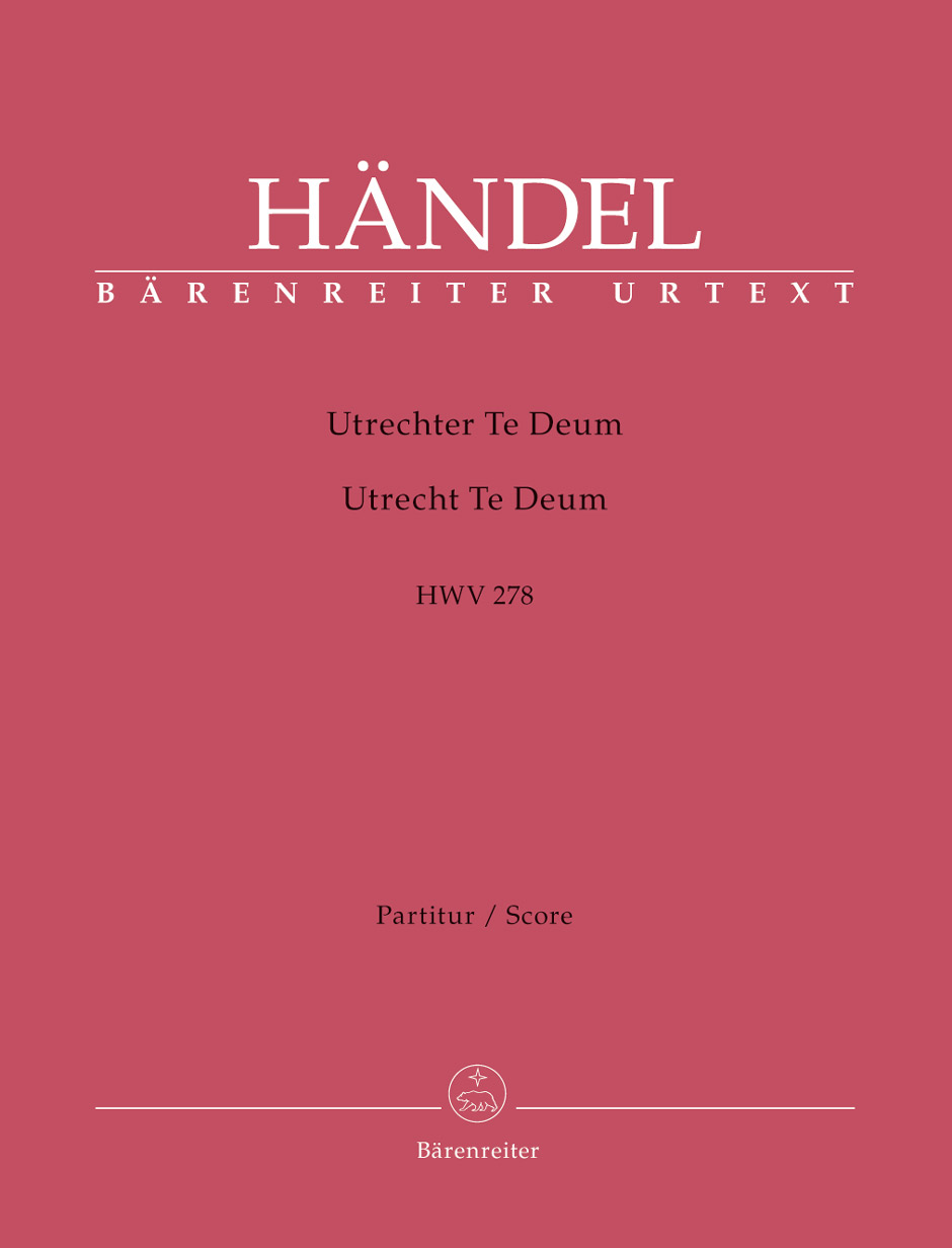 Georg Friedrich Hndel: Utrecht Te Deum: Mixed Choir: Score