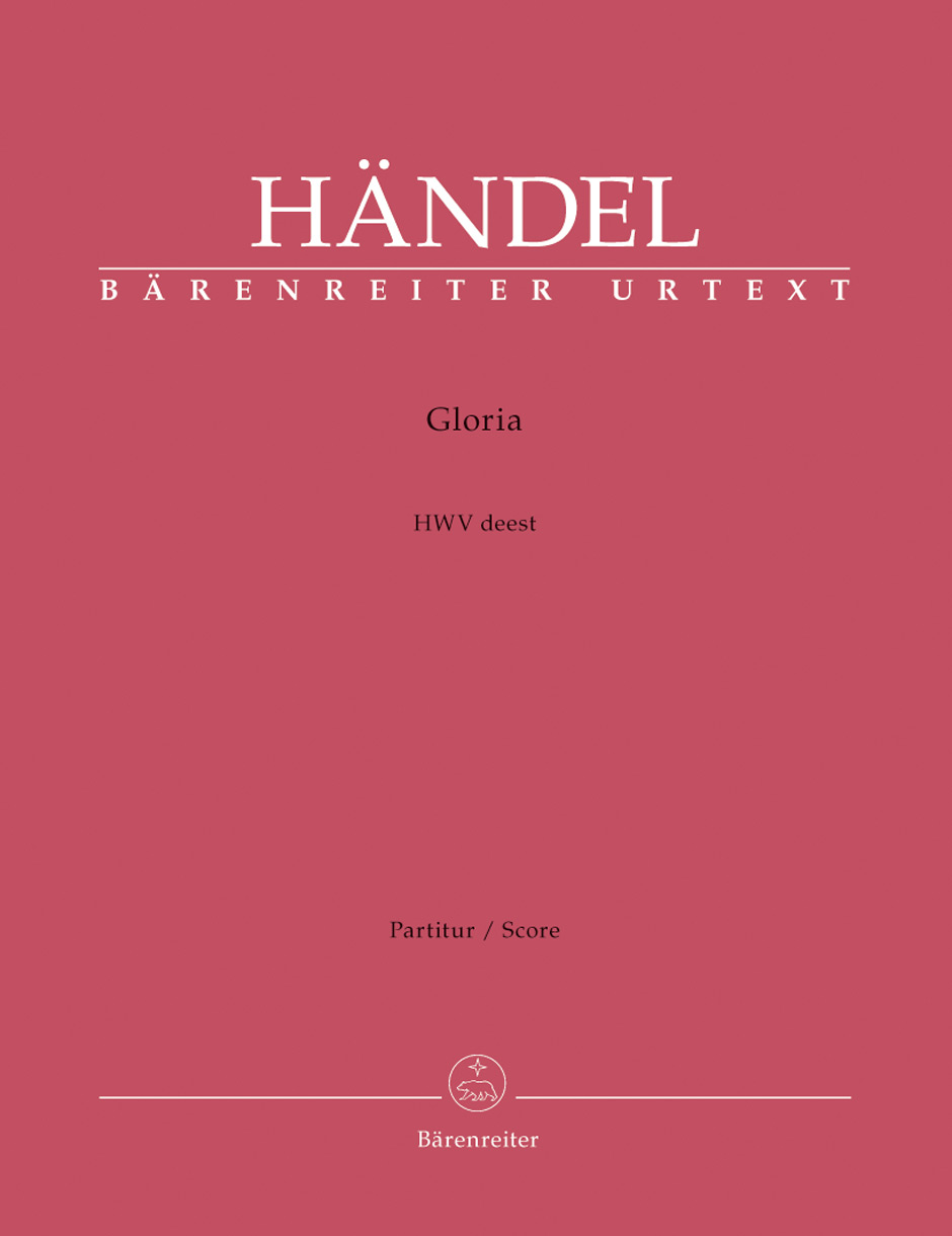 Georg Friedrich Hndel: Gloria (Urtext Hallischen Hndel Ausgabe): Soprano