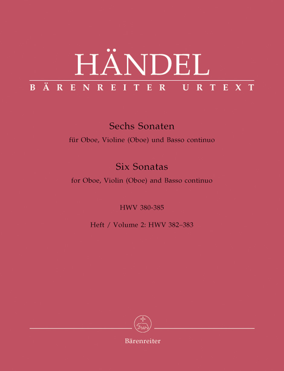 Georg Friedrich Hndel: Sechs Sonaten Fr Oboe  Violine: Chamber Ensemble: Score
