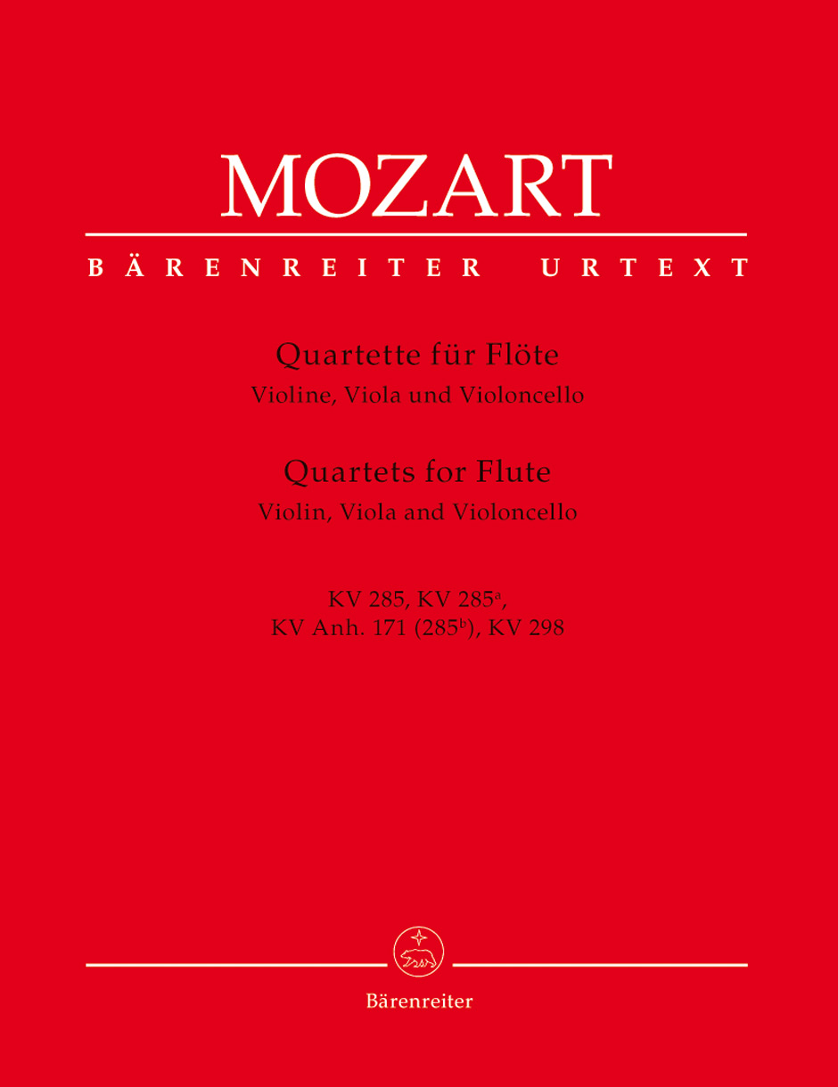 Wolfgang Amadeus Mozart: Flute Quartets: Chamber Ensemble: Parts