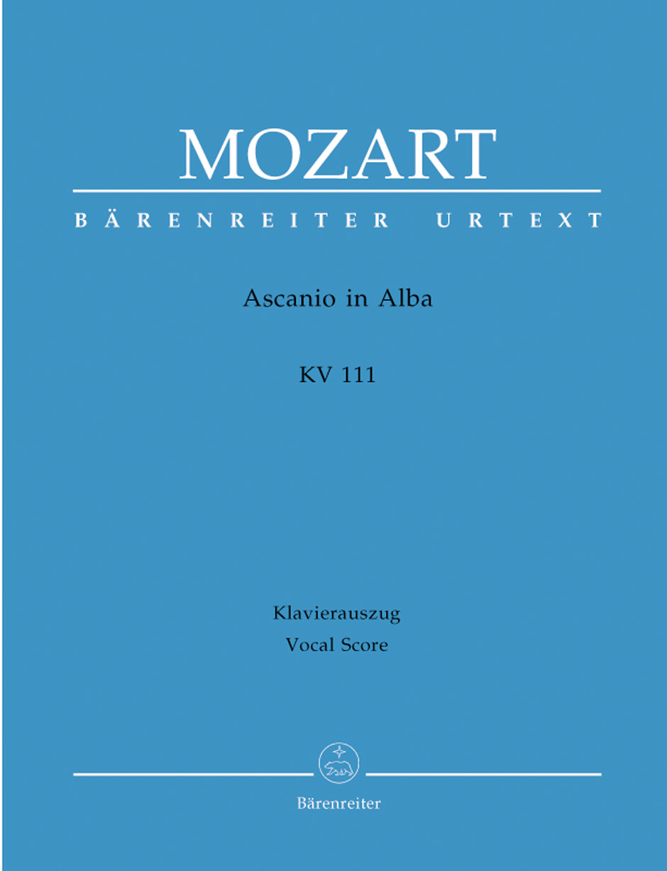 Wolfgang Amadeus Mozart: Ascanio In Alba K.111: Voice: Vocal Score