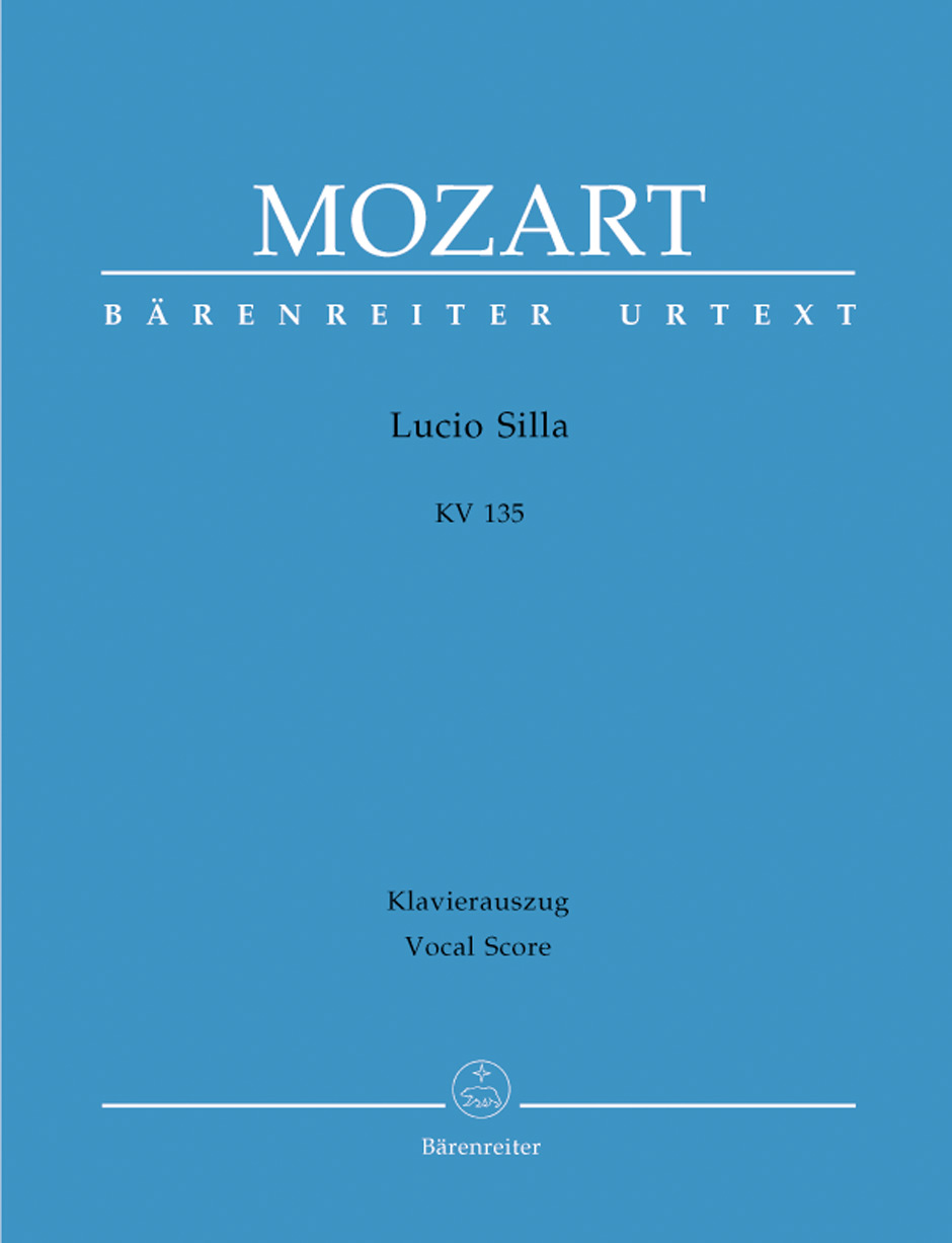 Wolfgang Amadeus Mozart: Lucio Silla K.135: Voice: Vocal Score
