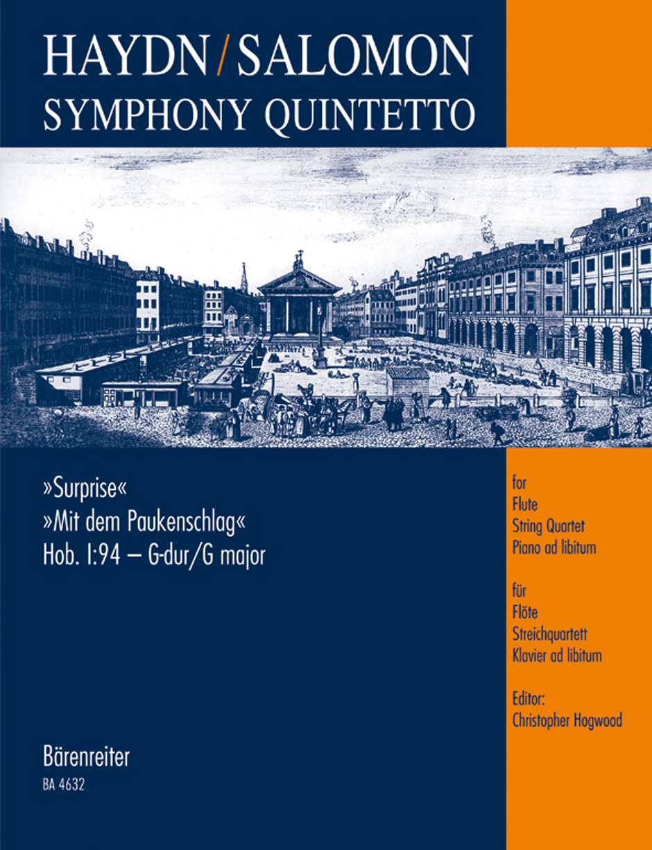 Franz Joseph Haydn: Symphony No 94: Chamber Ensemble: Score and Parts