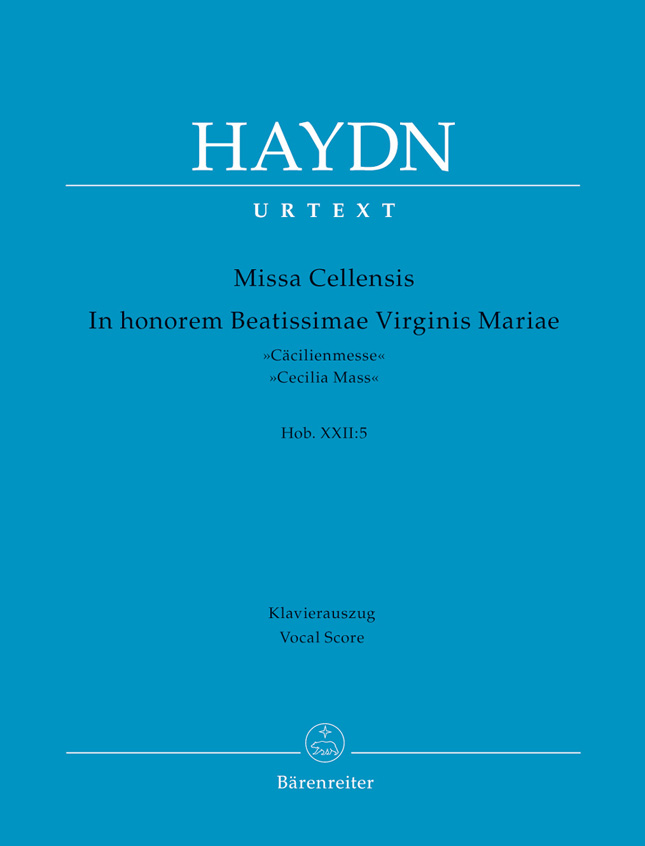 Franz Joseph Haydn: Missa Cellensis: Mixed Choir: Score