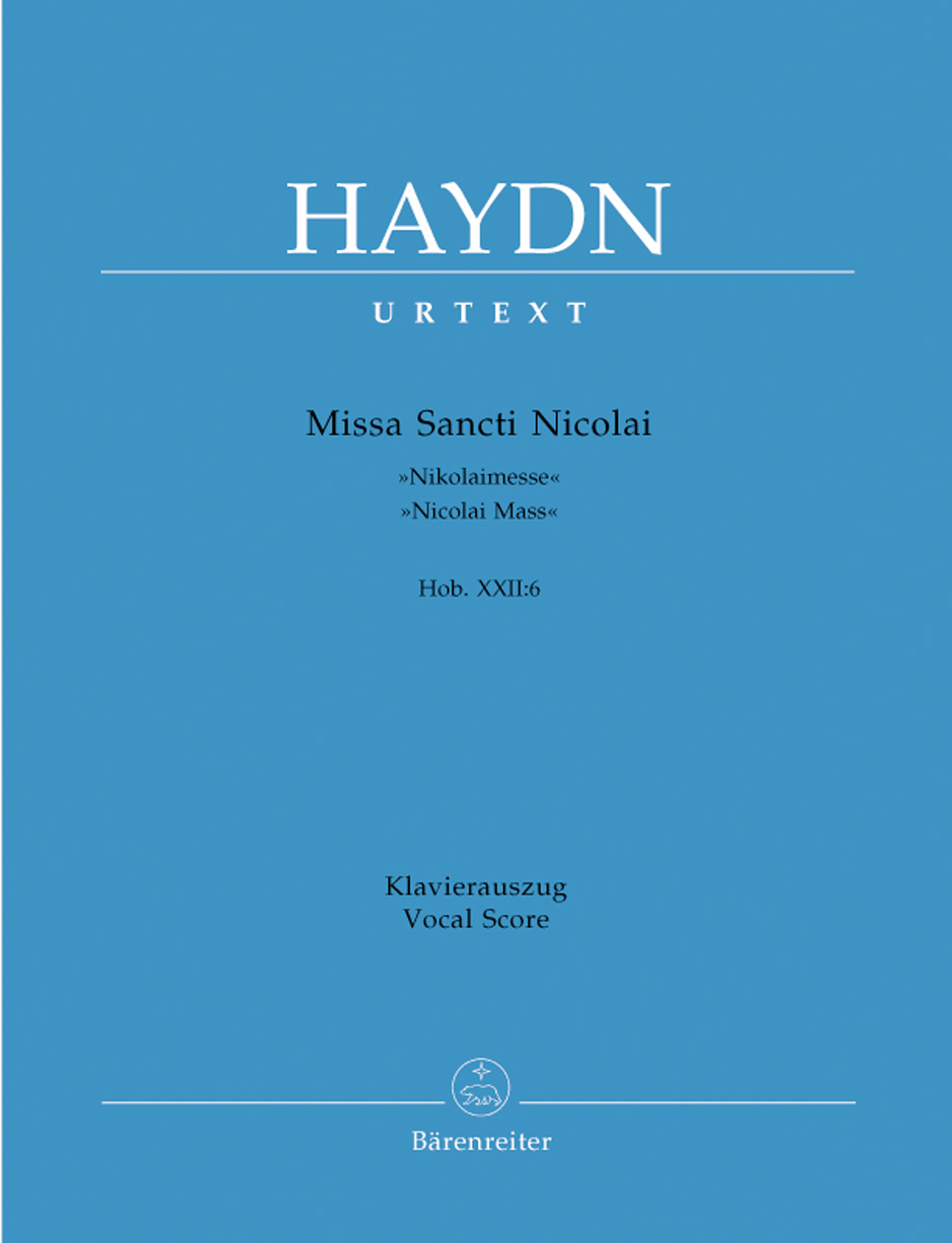 Franz Joseph Haydn: Missa Sancti Nicolai: Mixed Choir: Vocal Score