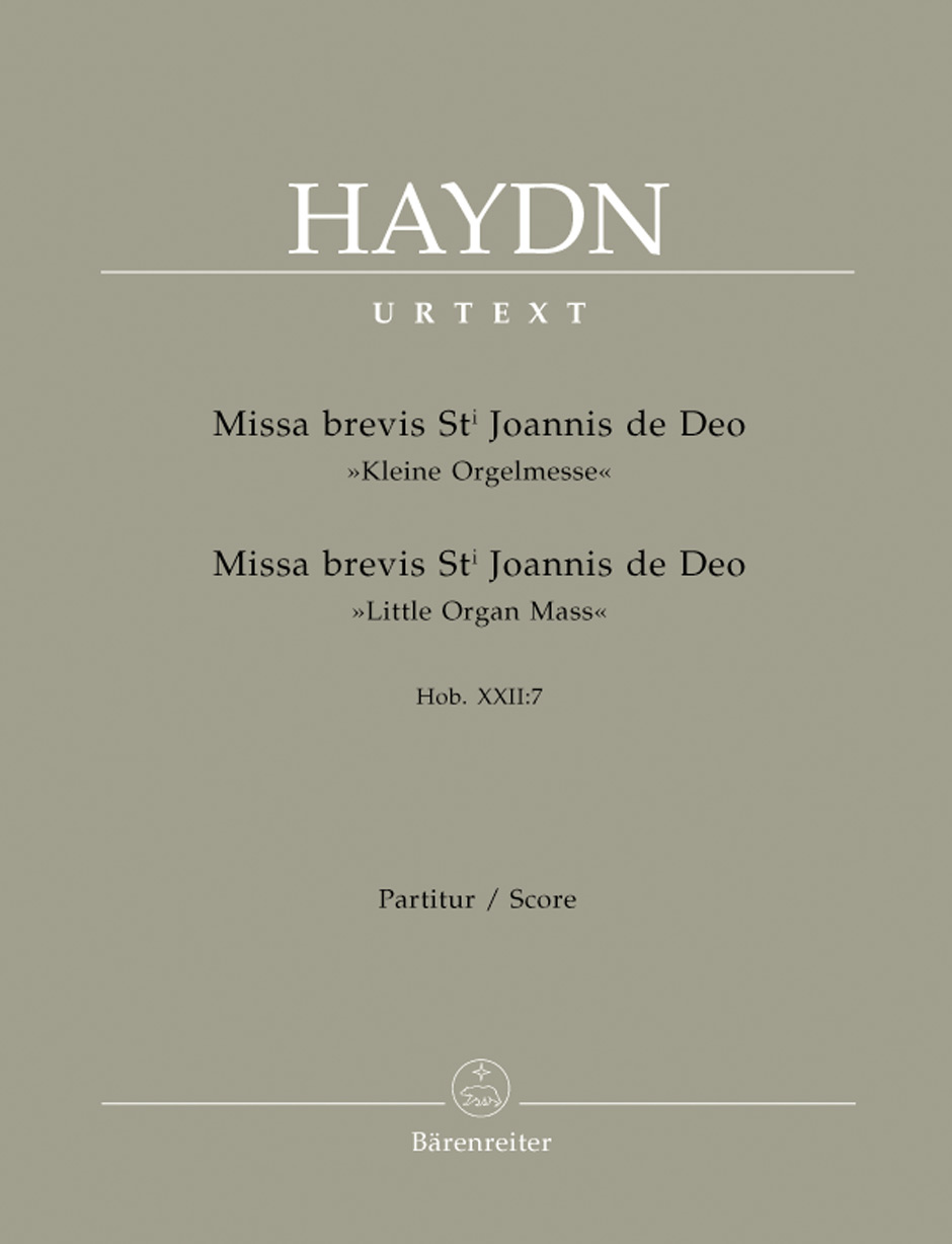 Franz Joseph Haydn: Missa Brevis Sancti Joannis De Deo: SATB: Score