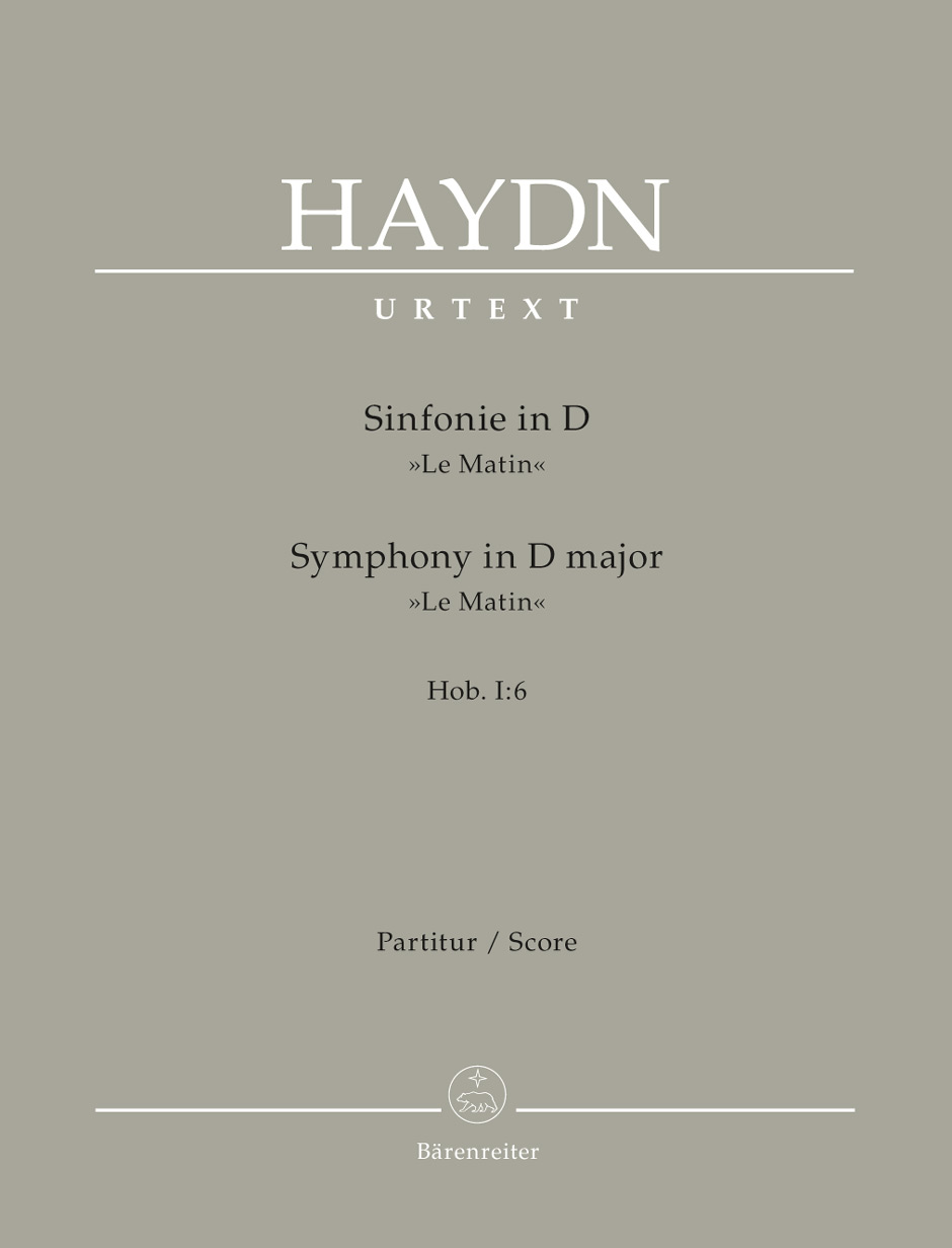 Franz Joseph Haydn: Symphony No.6 In D Hob.I: Orchestra: Score