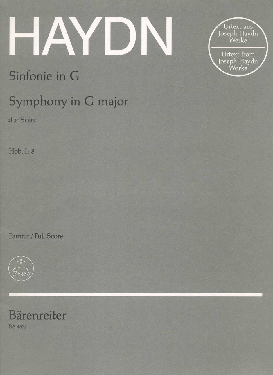 Franz Joseph Haydn: Symphony No.8 In G Major Hob.I: Orchestra: Score