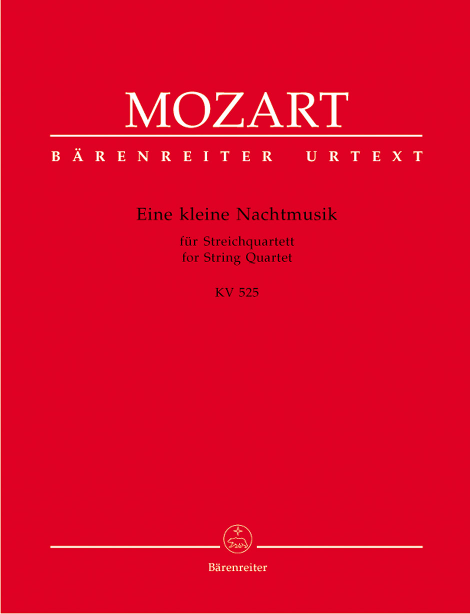 Sheet Music Wolfgang Amadeus Mozart Eine Kleine Nachtmusik String Quartet Parts String