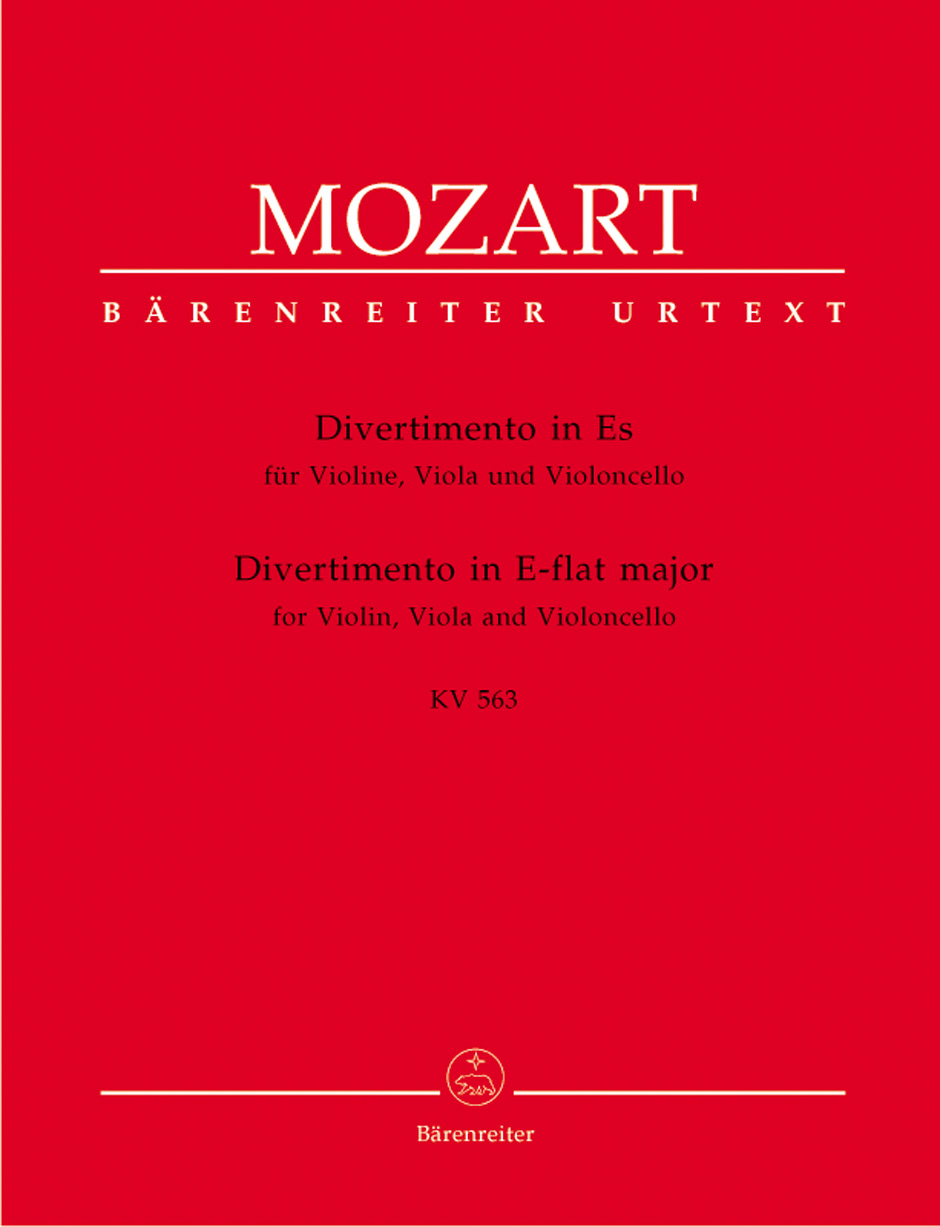 Wolfgang Amadeus Mozart: Divertimento In E Flat K.563: String Trio: Instrumental