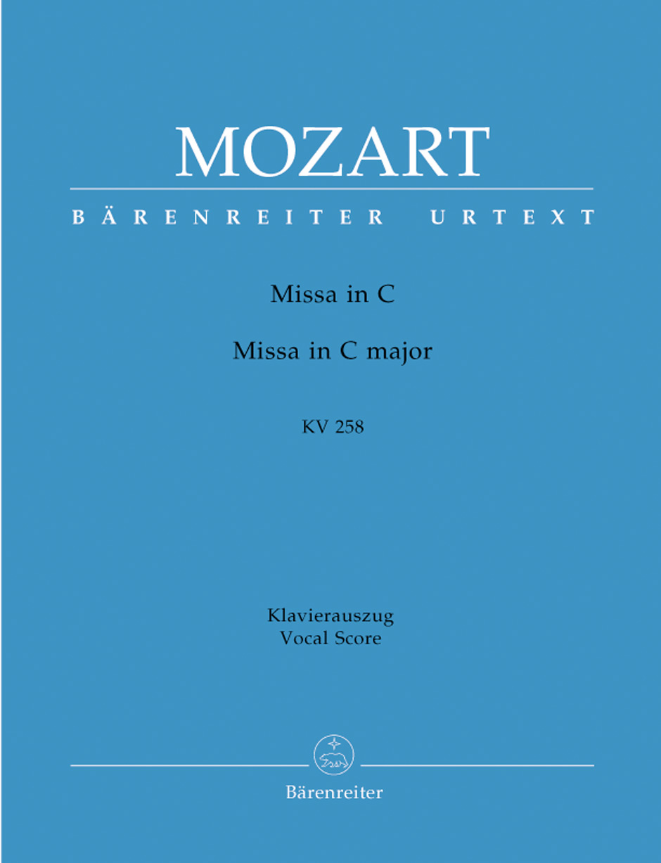 Wolfgang Amadeus Mozart: Missa In C Major K.258: Mixed Choir: Vocal Score