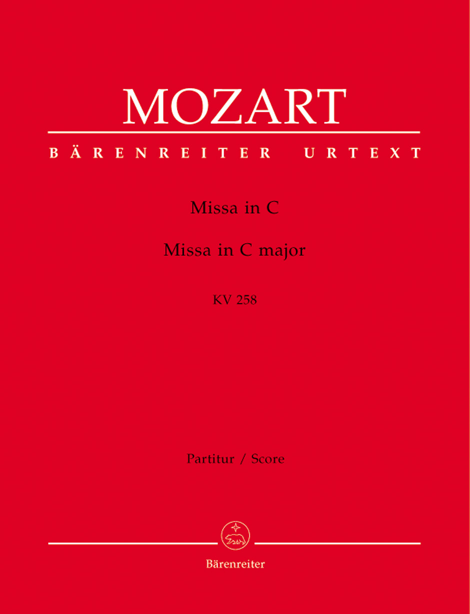 Wolfgang Amadeus Mozart: Missa In C Major K.258: Mixed Choir: Score