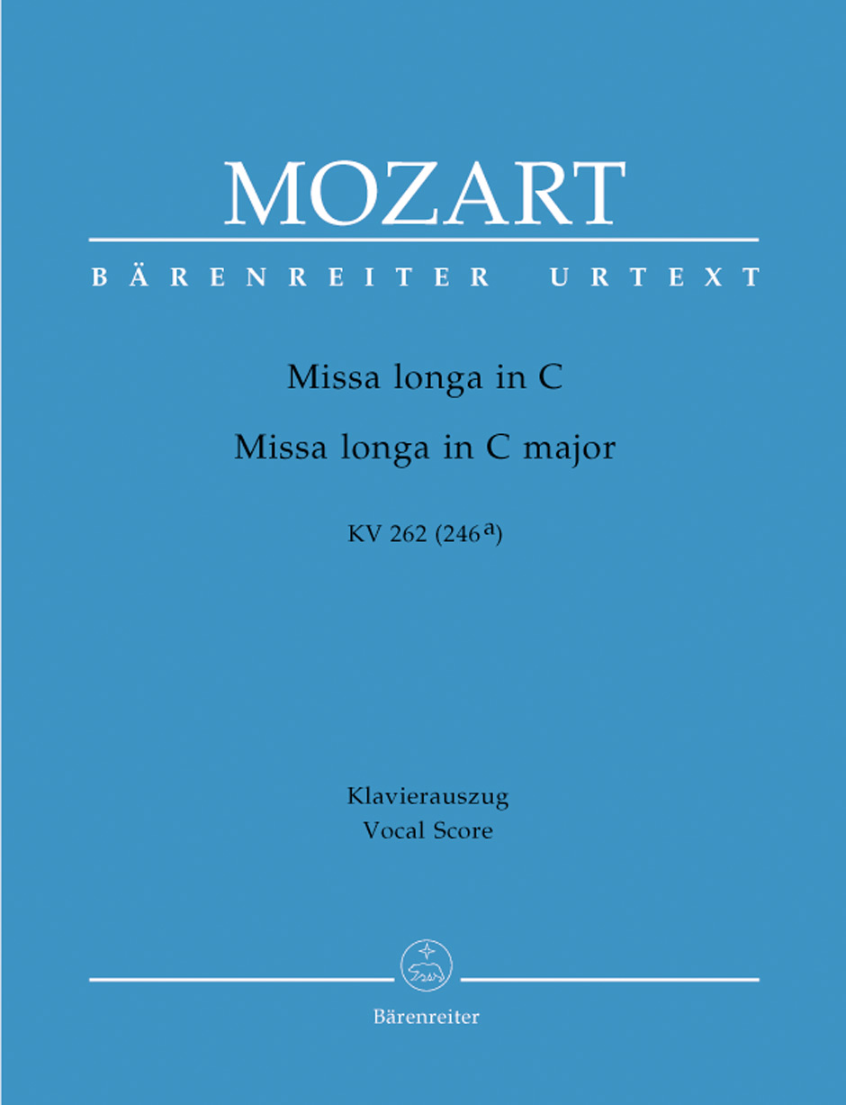 Wolfgang Amadeus Mozart: Missa longa In C Major K.262: Voice: Vocal Score