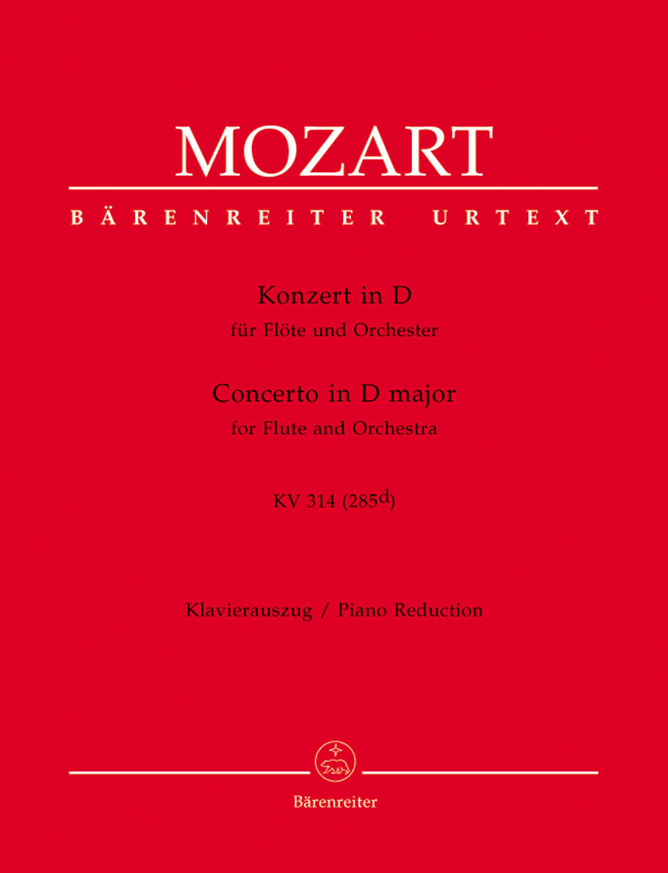 Wolfgang Amadeus Mozart: Flute Concerto In D K.314: Flute: Instrumental Work
