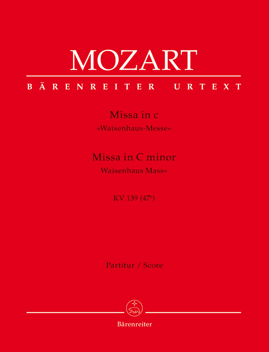 Wolfgang Amadeus Mozart: Missa in C minor K.139: Mixed Choir: Score