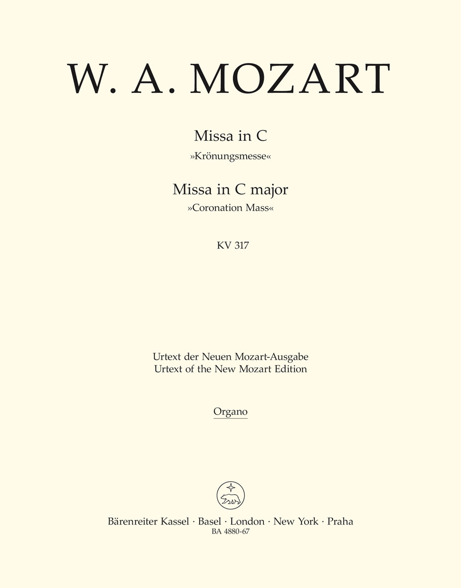 Wolfgang Amadeus Mozart: Missa in C major KV 317 