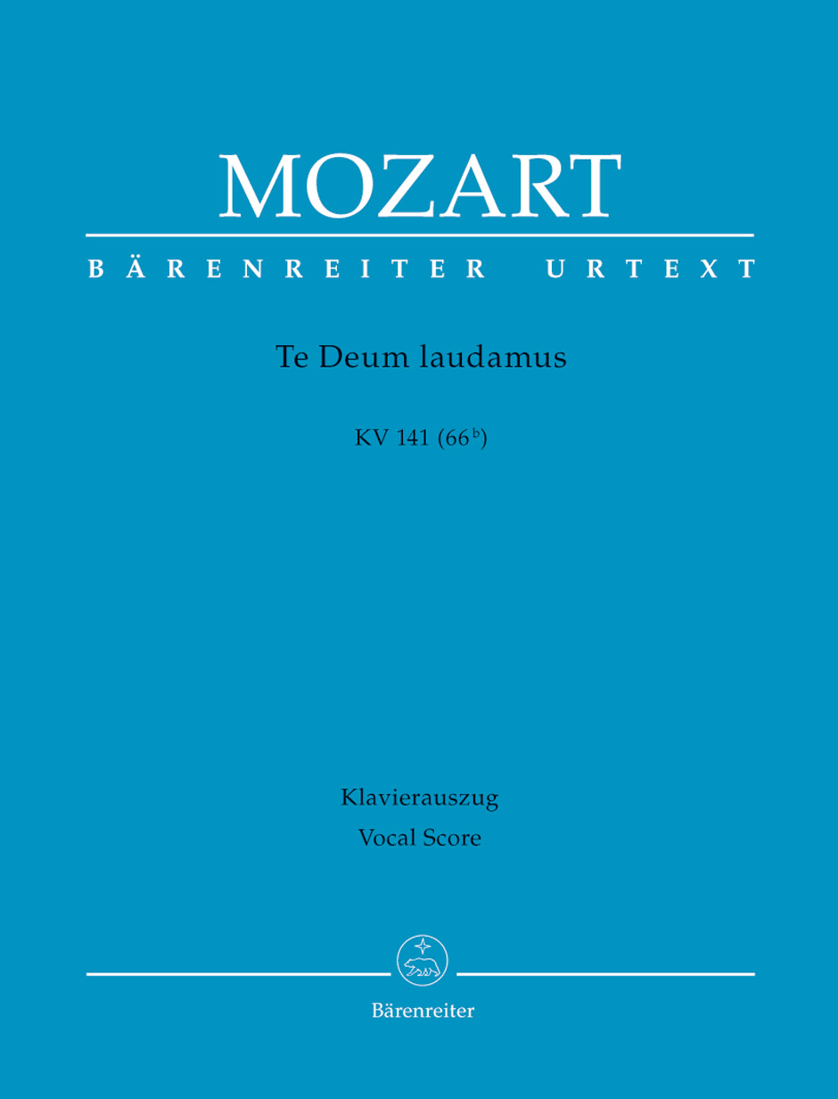 Wolfgang Amadeus Mozart: Te Deum Laudamus In C K.141: Mixed Choir: Vocal Score