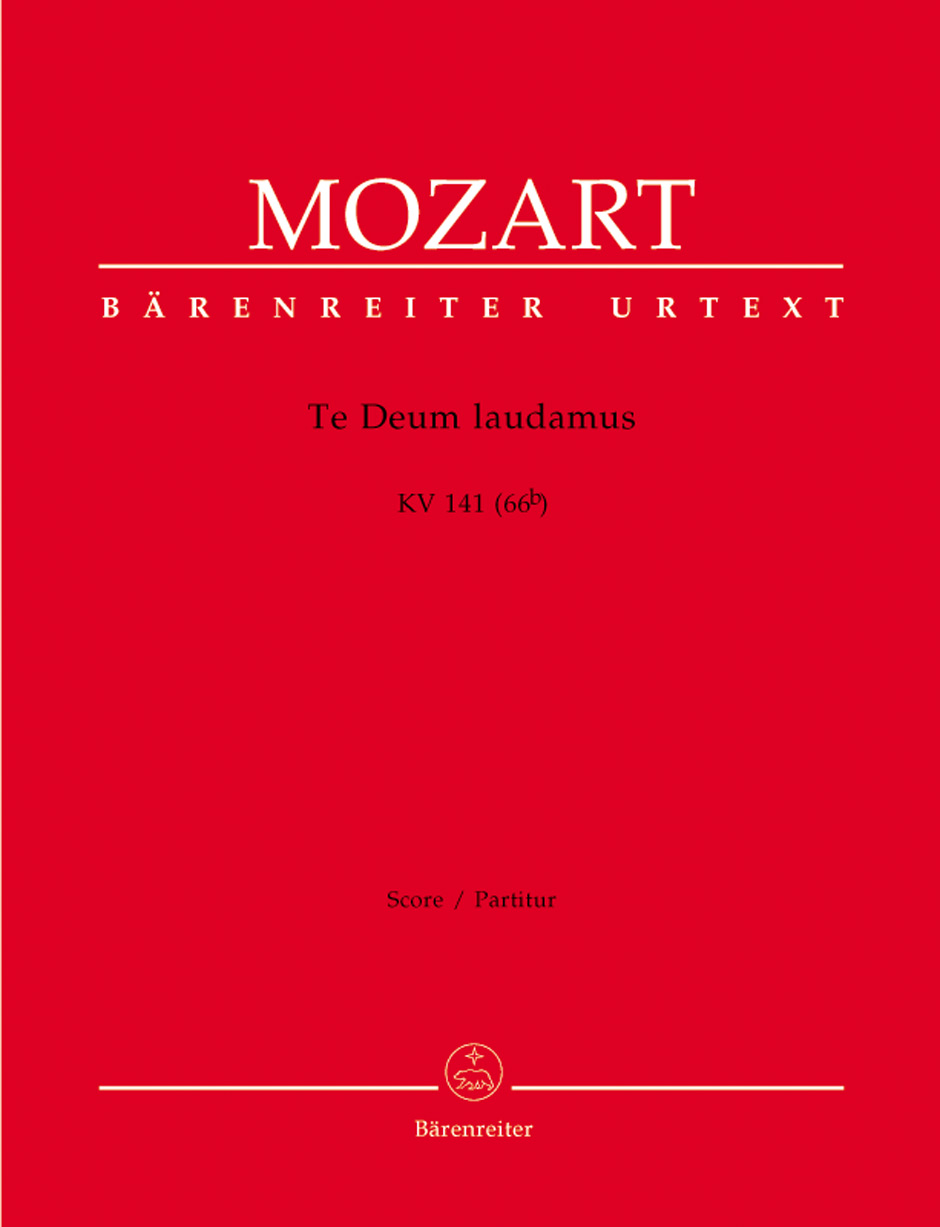 Wolfgang Amadeus Mozart: Te Deum Laudamus In C K.141: SATB: Score