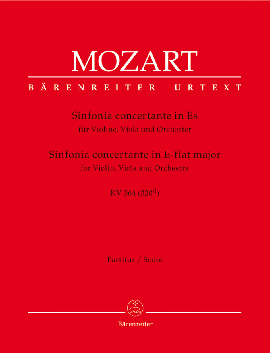 Wolfgang Amadeus Mozart: Sinfonia concertante in E-flat major K.364: Violin &