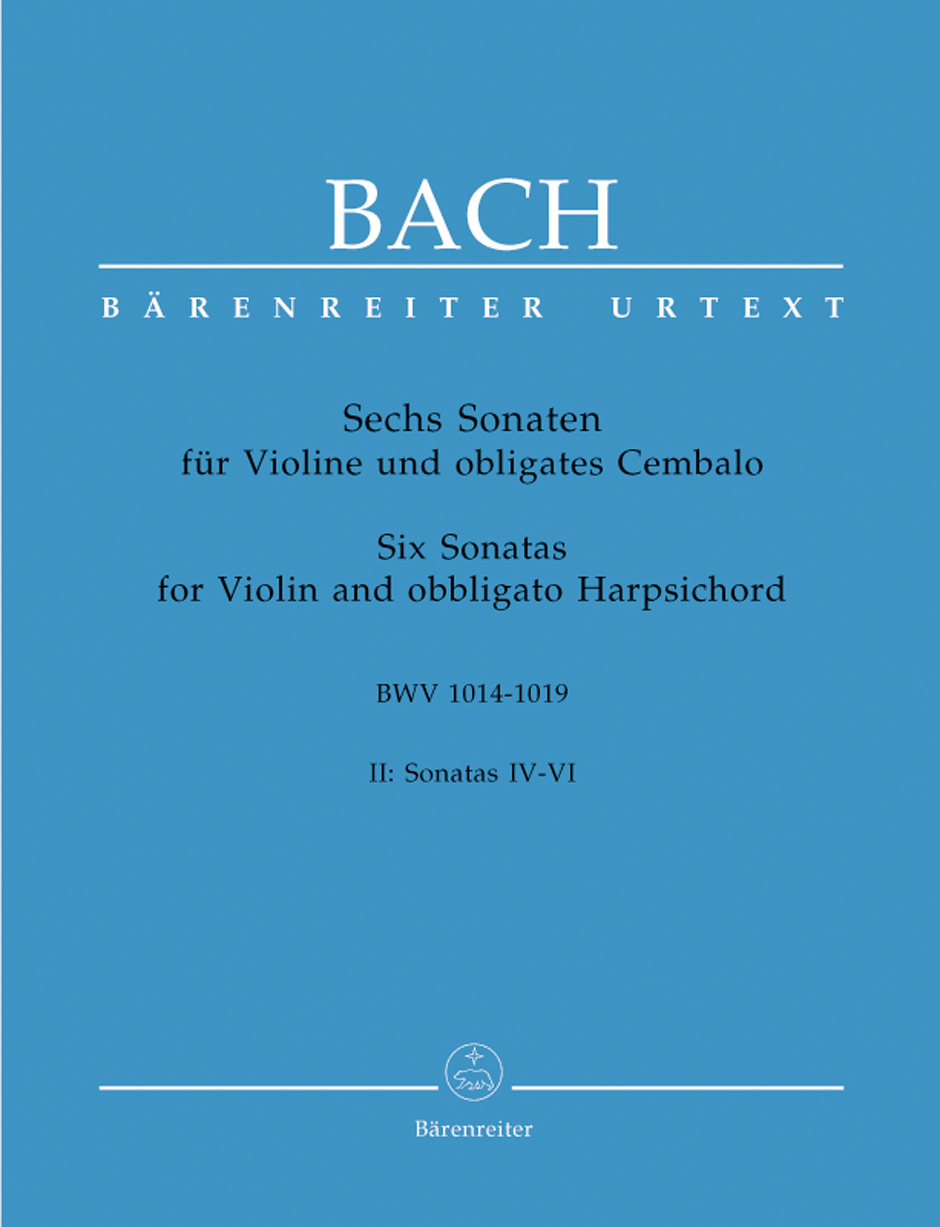 Johann Sebastian Bach: Six Sonatas for Violin and Obbliagato Harpsichord: