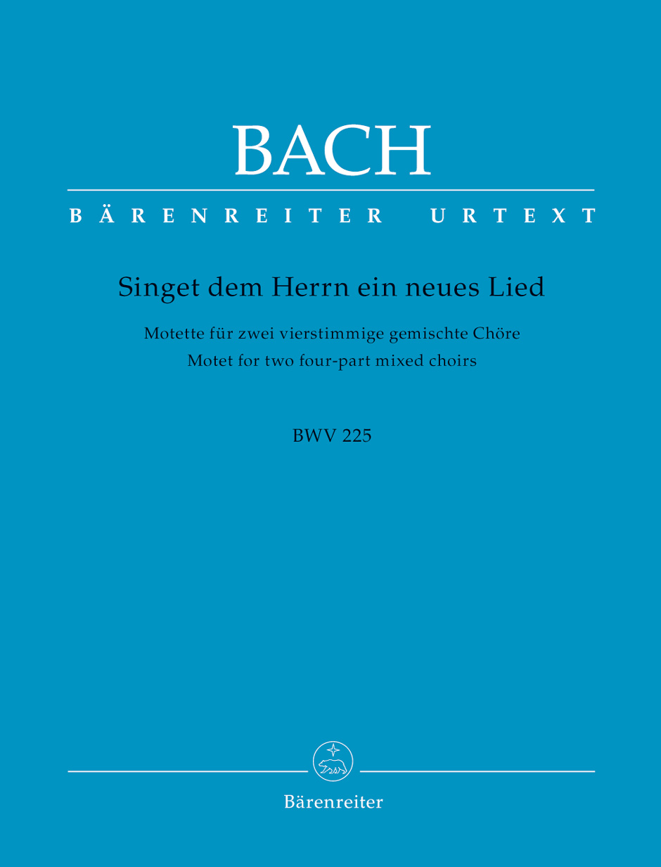 Johann Sebastian Bach: Motet No.1 Singet dem Herrn ein neues Lied: Mixed Choir: