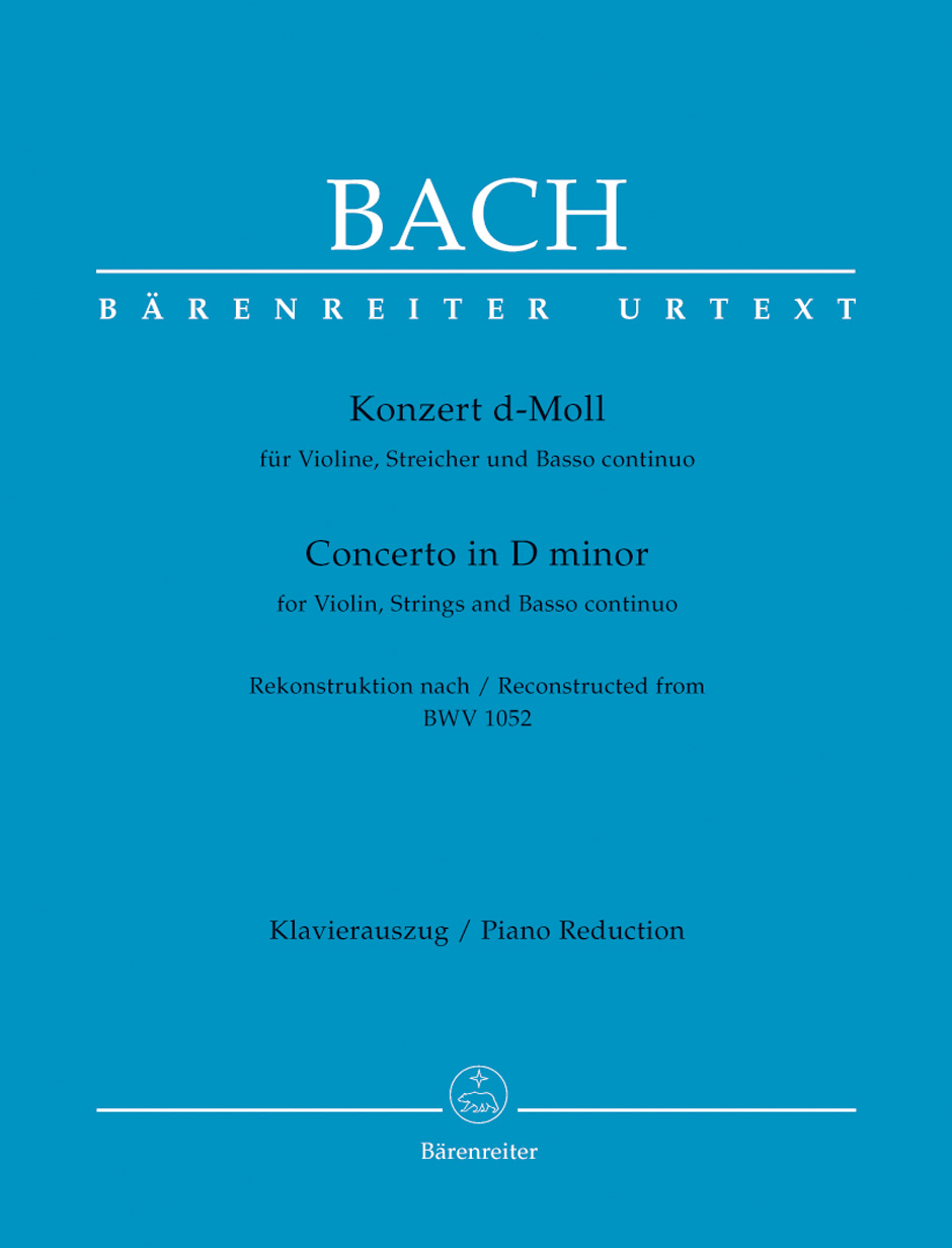 Johann Sebastian Bach: Violin Concerto In D Minor: Violin: Instrumental Work