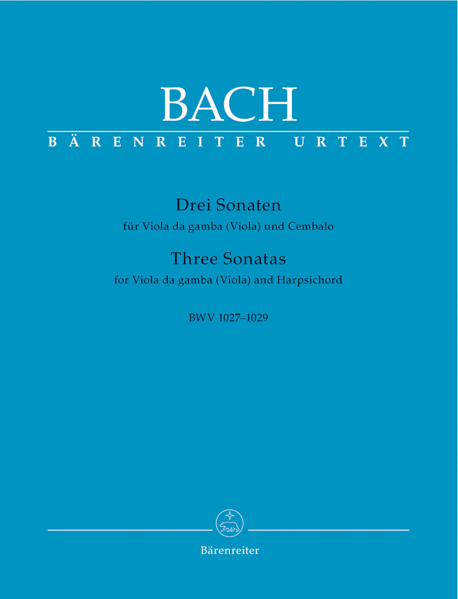 Johann Sebastian Bach: Three Sonatas For Viola Da Gamba And Harpsichord: Chamber