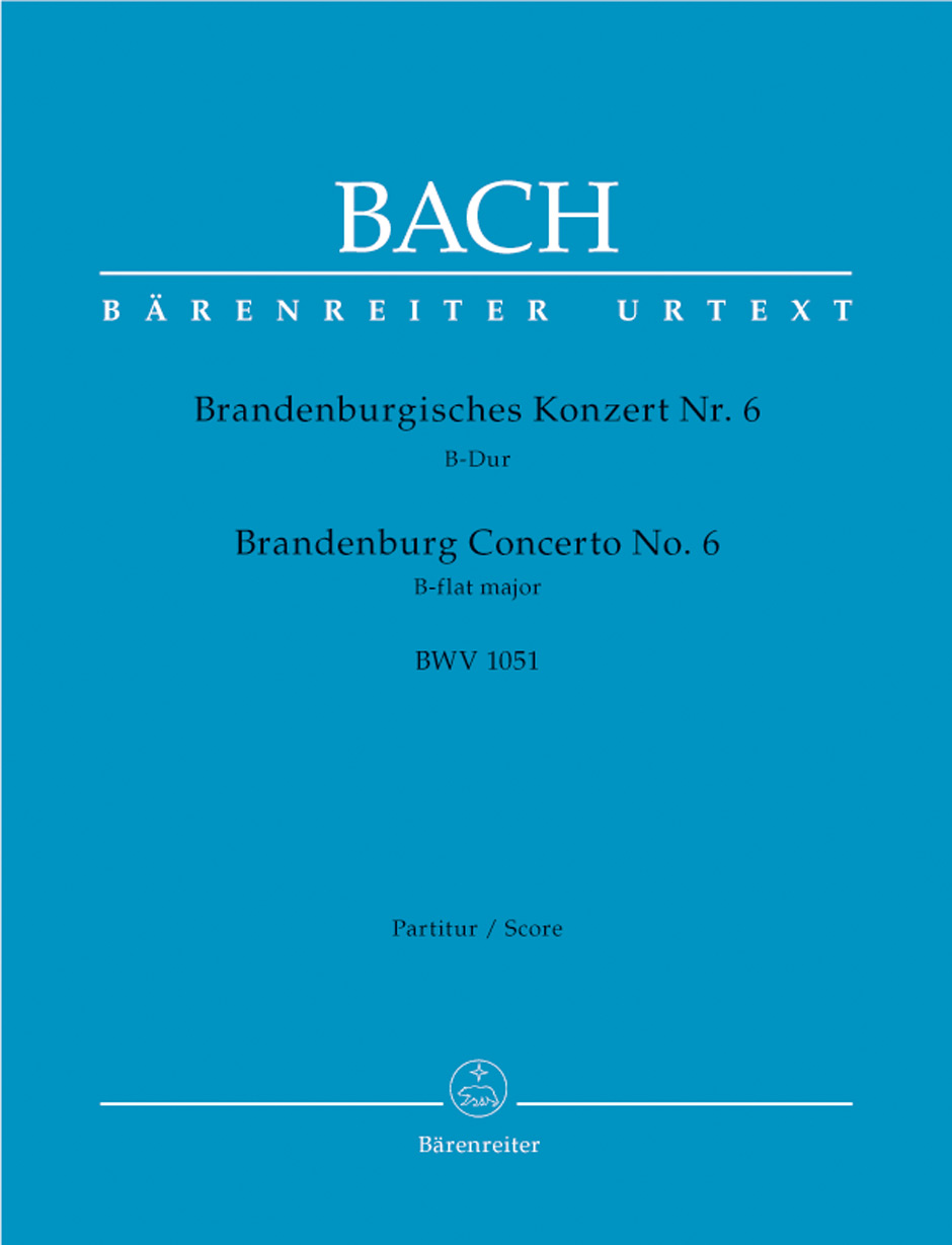 Johann Sebastian Bach: Brandenburg Concerto No.6 In B-Flat BWV 1051: String