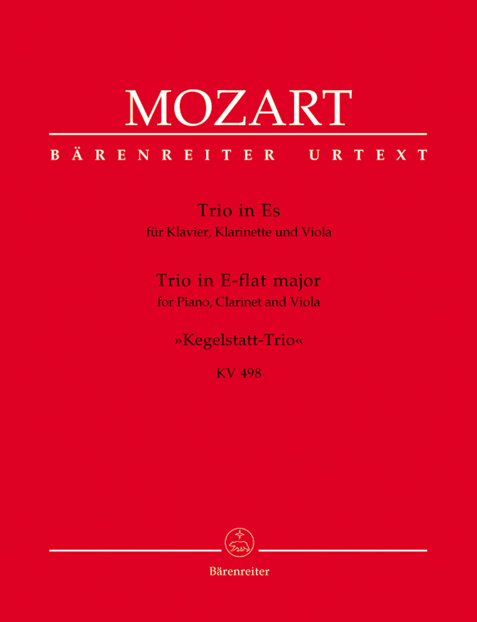 Wolfgang Amadeus Mozart: Trio K498 Kegelstatt Pno  Clar(Vln) Vla: Chamber